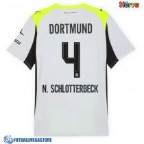 Fotballdrakt Herre Borussia Dortmund Nico Schlotterbeck #4 Bortedrakt 2025-26 Kortermet